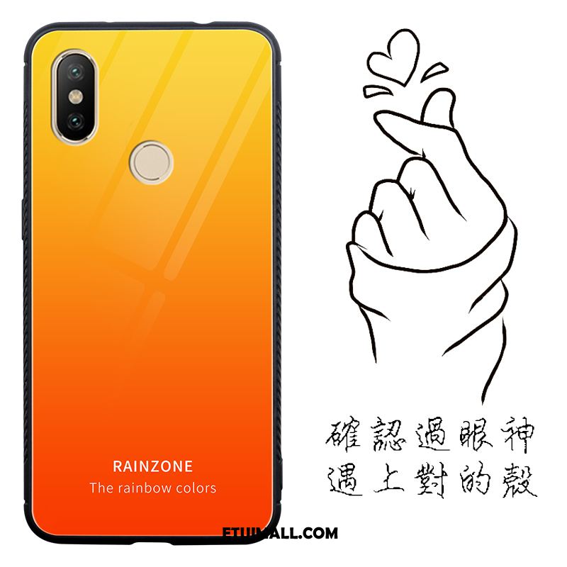 Etui Xiaomi Mi A2 Anti-fall Kreatywne Mały Tendencja Szkło Pokrowce Sprzedam