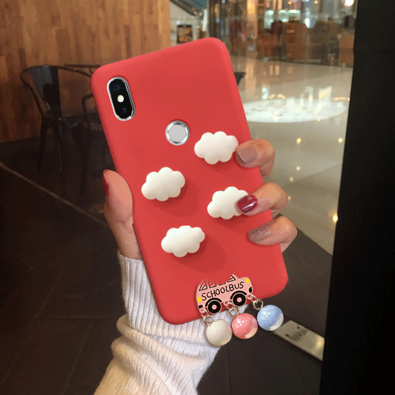 Etui Xiaomi Mi A2 Nubuku All Inclusive Różowe Kreatywne Osobowość Pokrowce Sklep