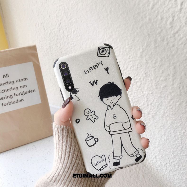 Etui Xiaomi Mi A3 Biały Jedwab Kreatywne Relief Osobowość Futerał Oferta