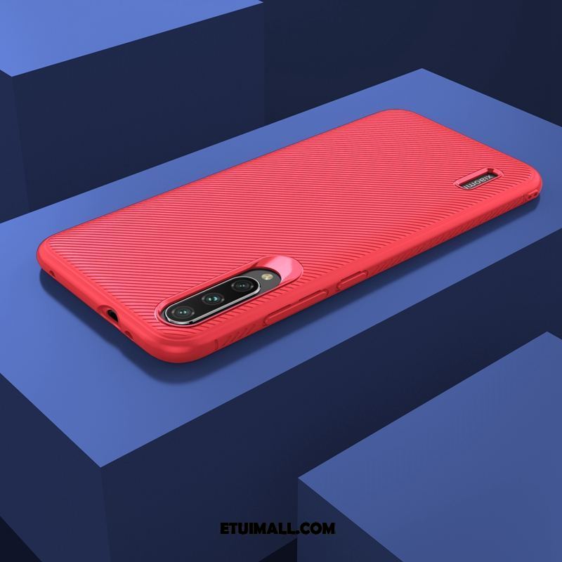 Etui Xiaomi Mi A3 Czerwony Mały Jednolity Kolor Szkło Hartowane Czarny Obudowa Tanie