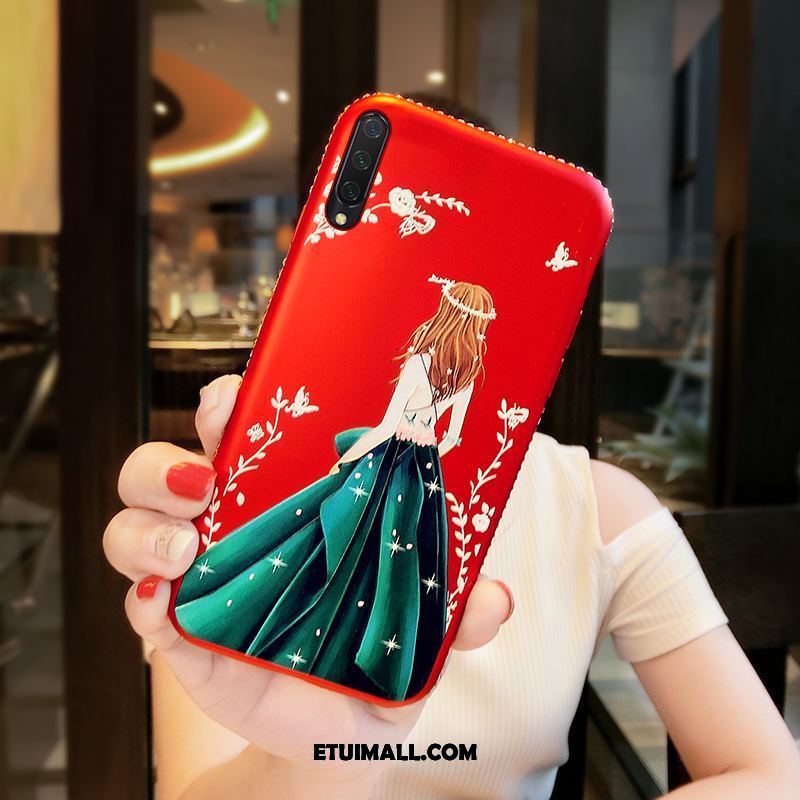 Etui Xiaomi Mi A3 Miękki Anti-fall Czerwony Mały Telefon Komórkowy Futerał Tanie