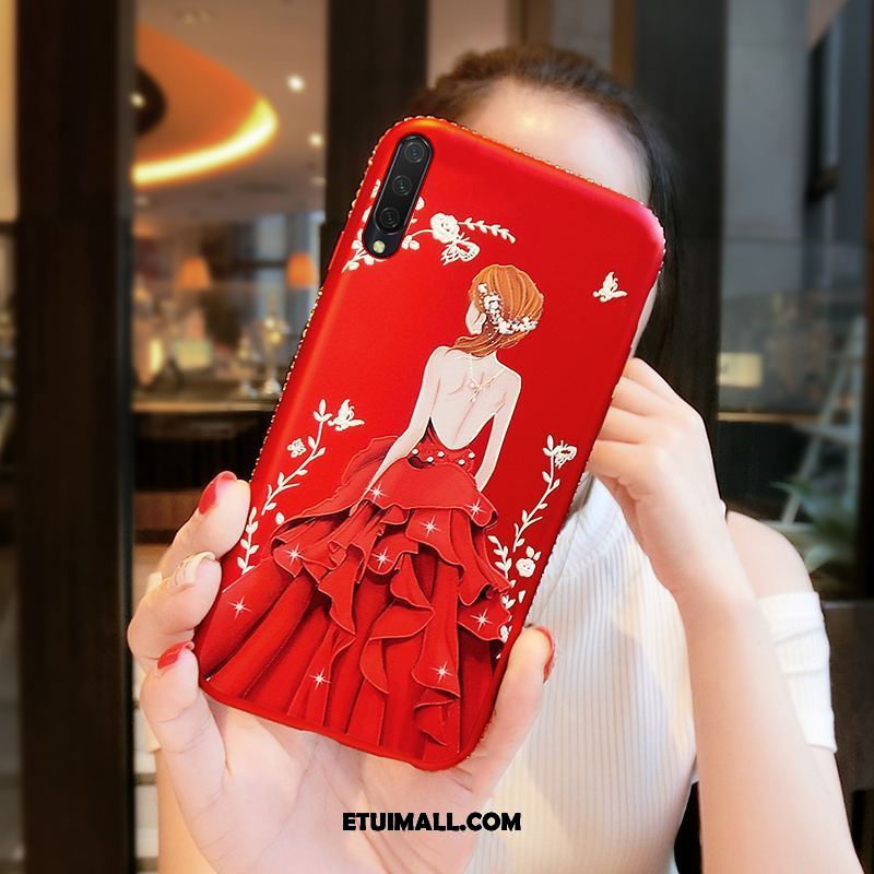 Etui Xiaomi Mi A3 Miękki Anti-fall Czerwony Mały Telefon Komórkowy Futerał Tanie