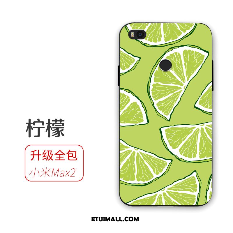 Etui Xiaomi Mi Max 2 Anti-fall Szkło Hartowane Owoce Różowe Telefon Komórkowy Futerał Kup