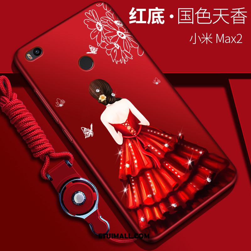 Etui Xiaomi Mi Max 2 Nubuku Nowy Czerwony Cienkie Telefon Komórkowy Obudowa Kupię