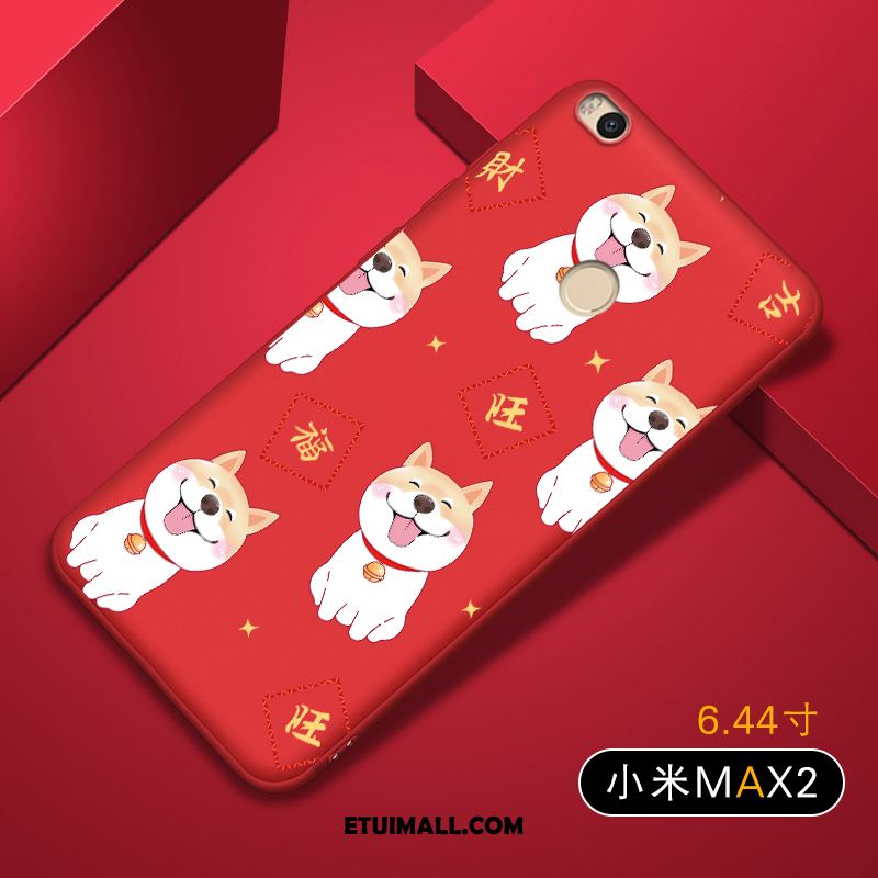 Etui Xiaomi Mi Max 2 Osobowość Anti-fall Kreatywne Silikonowe Czerwony Pokrowce Oferta