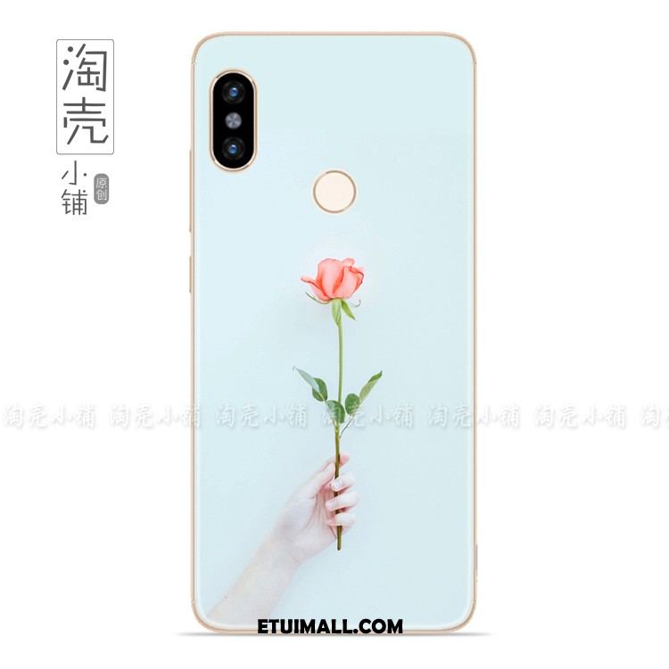 Etui Xiaomi Mi Max 3 Silikonowe Proste Sztuka Ochraniacz Różowy Futerał Kup