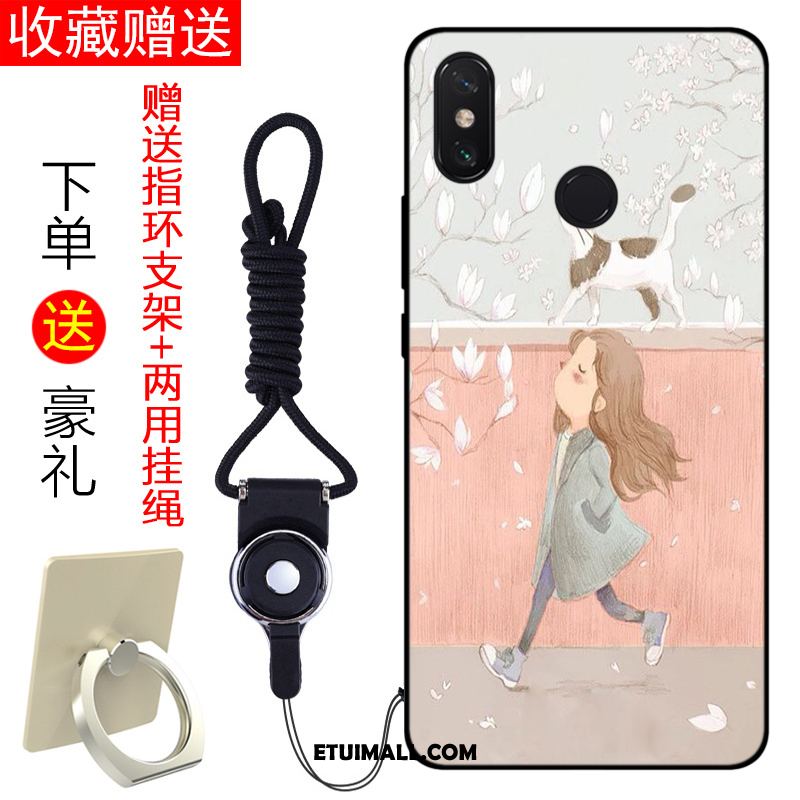 Etui Xiaomi Mi Max 3 Telefon Komórkowy Anti-fall Niebieski Świeży All Inclusive Obudowa Kup