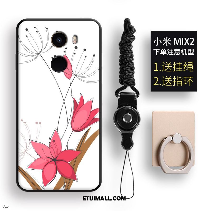 Etui Xiaomi Mi Mix 2 All Inclusive Wiszące Ozdoby Ring Mały Silikonowe Obudowa Tanie