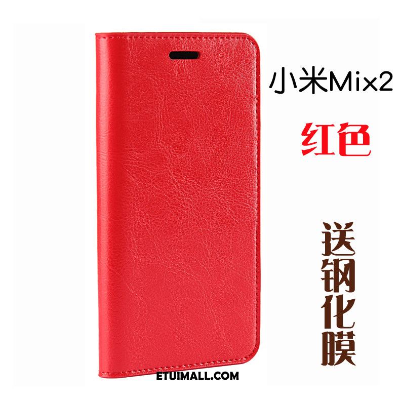 Etui Xiaomi Mi Mix 2 Anti-fall Ochraniacz Telefon Komórkowy Mały Prawdziwa Skóra Obudowa Tanie