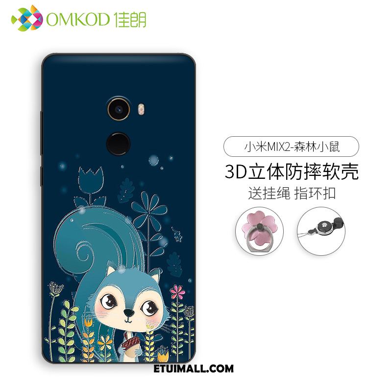 Etui Xiaomi Mi Mix 2 Kreatywne Cienkie Niebieski All Inclusive Telefon Komórkowy Futerał Online