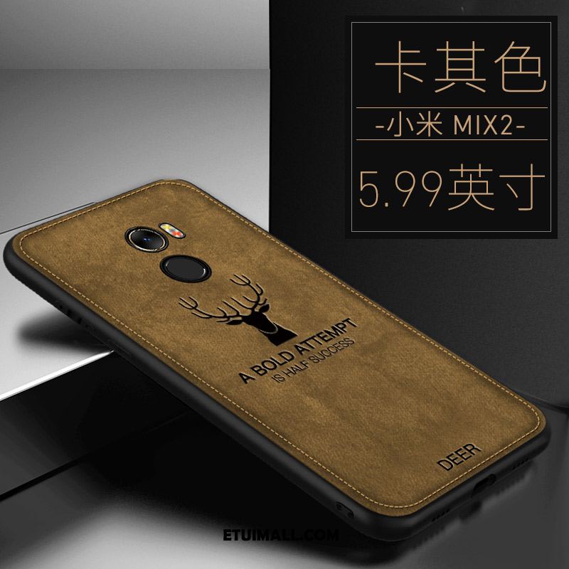 Etui Xiaomi Mi Mix 2 Miękki Mały Anti-fall Modna Marka Nubuku Pokrowce Sprzedam