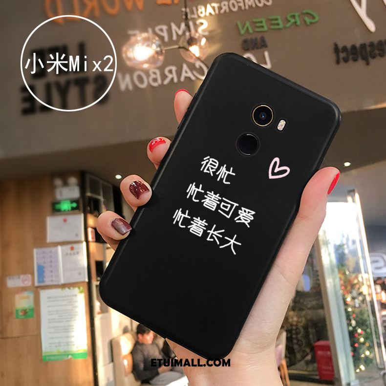 Etui Xiaomi Mi Mix 2 Telefon Komórkowy Proste Silikonowe Miękki Czarny Futerał Oferta