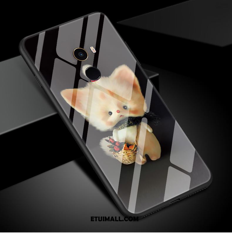 Etui Xiaomi Mi Mix 2 Ładny Biały Osobowość Kotek Czarny Pokrowce Na Sprzedaż