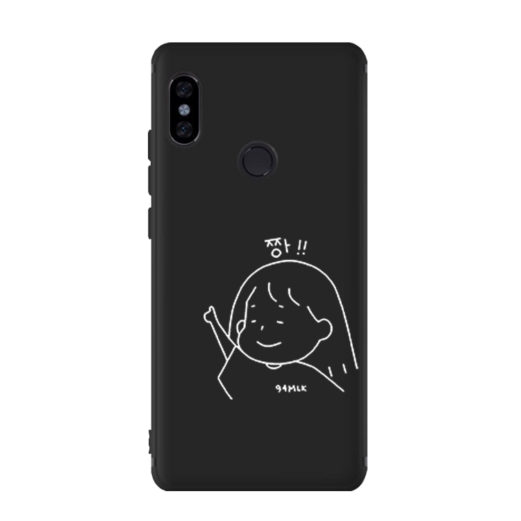Etui Xiaomi Mi Mix 2s All Inclusive Czarny Kreskówka Ochraniacz Mały Obudowa Tanie