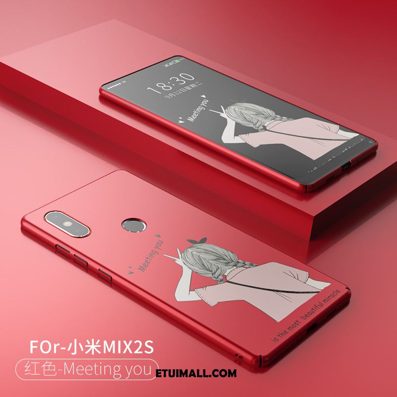 Etui Xiaomi Mi Mix 2s All Inclusive Telefon Komórkowy Osobowość Czerwony Kreatywne Futerał Tanie