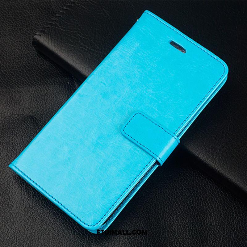 Etui Xiaomi Mi Mix 2s Ciemno Niebieski Mały Skórzany Futerał Ochraniacz Anti-fall Obudowa Tanie