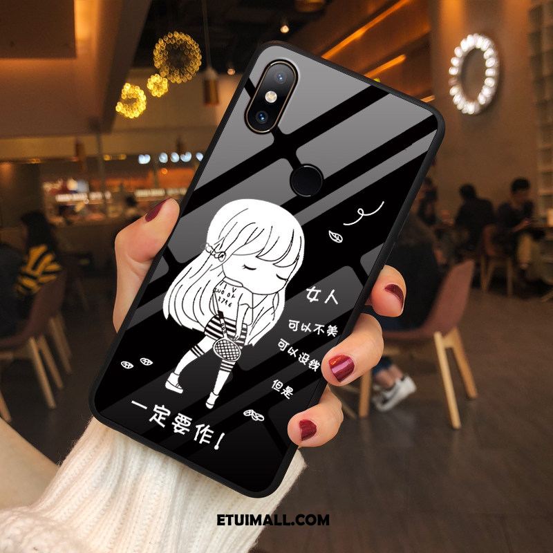 Etui Xiaomi Mi Mix 2s Mały Szkło Modna Marka Czerwony Kreatywne Futerał Sklep