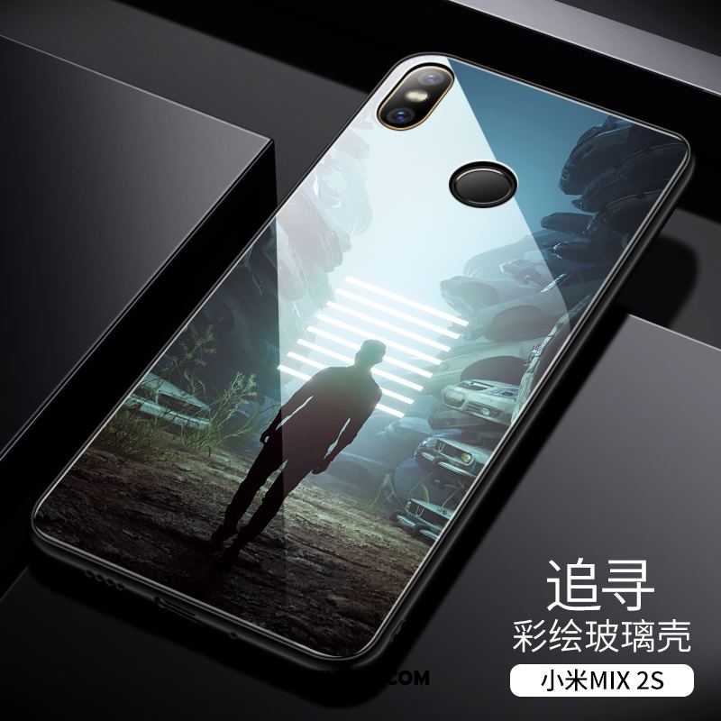 Etui Xiaomi Mi Mix 2s Modna Marka Anti-fall Silikonowe Ochraniacz Tylna Pokrywa Obudowa Sklep
