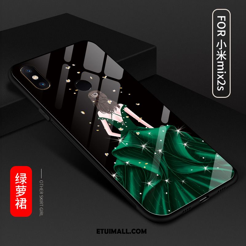 Etui Xiaomi Mi Mix 2s Osobowość Anti-fall Szkło Hartowane Tendencja Kreatywne Pokrowce Tanie