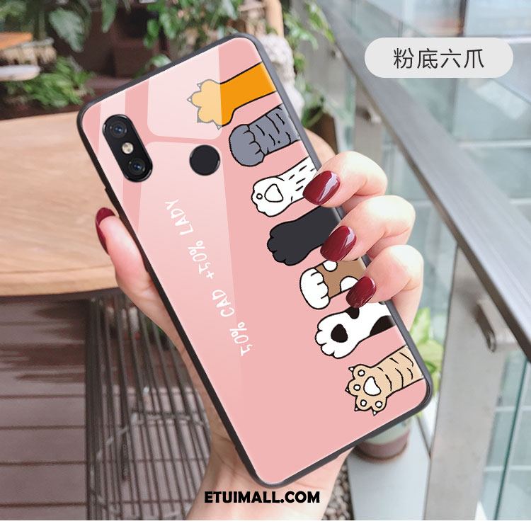 Etui Xiaomi Mi Mix 2s Piękny Modna Marka Czerwony Netto Szkło Telefon Komórkowy Obudowa Sprzedam