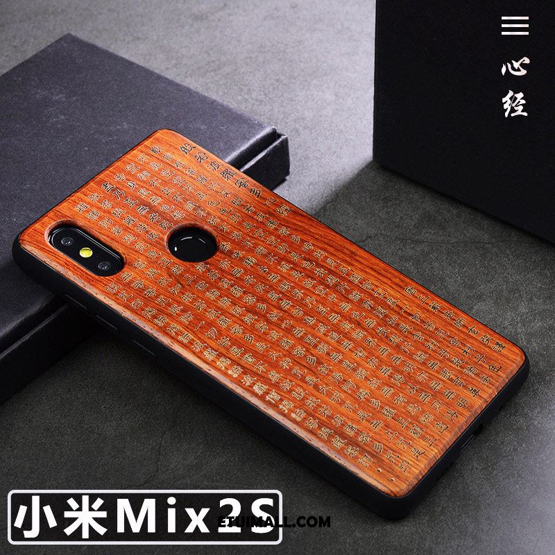 Etui Xiaomi Mi Mix 2s Proste Z Litego Drewna Tendencja Telefon Komórkowy Kreatywne Obudowa Kup