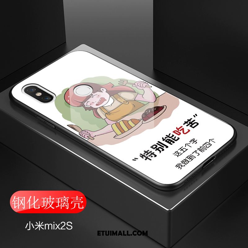 Etui Xiaomi Mi Mix 2s Szkło Kreatywne Zakochani Modna Marka Mały Pokrowce Sklep
