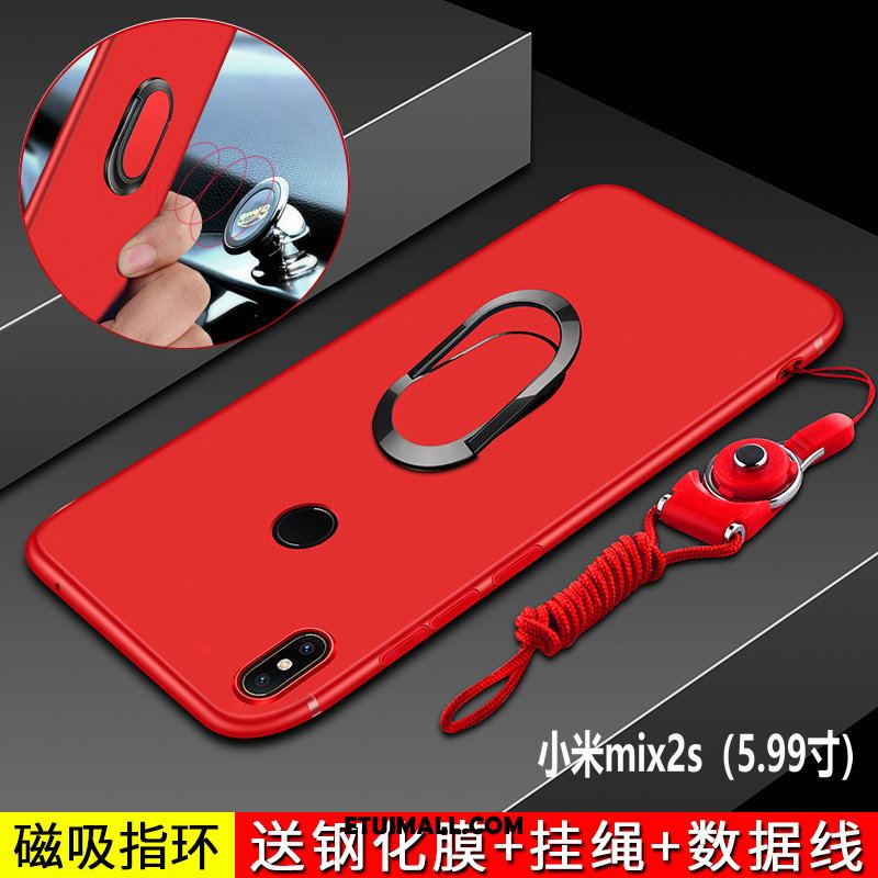 Etui Xiaomi Mi Mix 2s Telefon Komórkowy Ciemno Ochraniacz Różowe Anti-fall Obudowa Kup