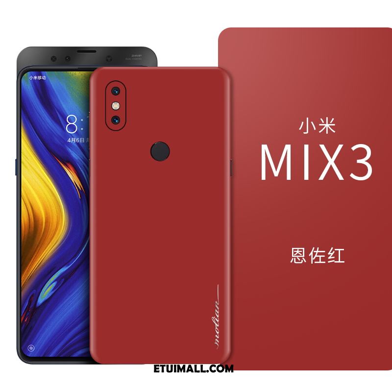 Etui Xiaomi Mi Mix 3 Osobowość Czerwony Netto Ochraniacz Tendencja Anti-fall Futerał Oferta