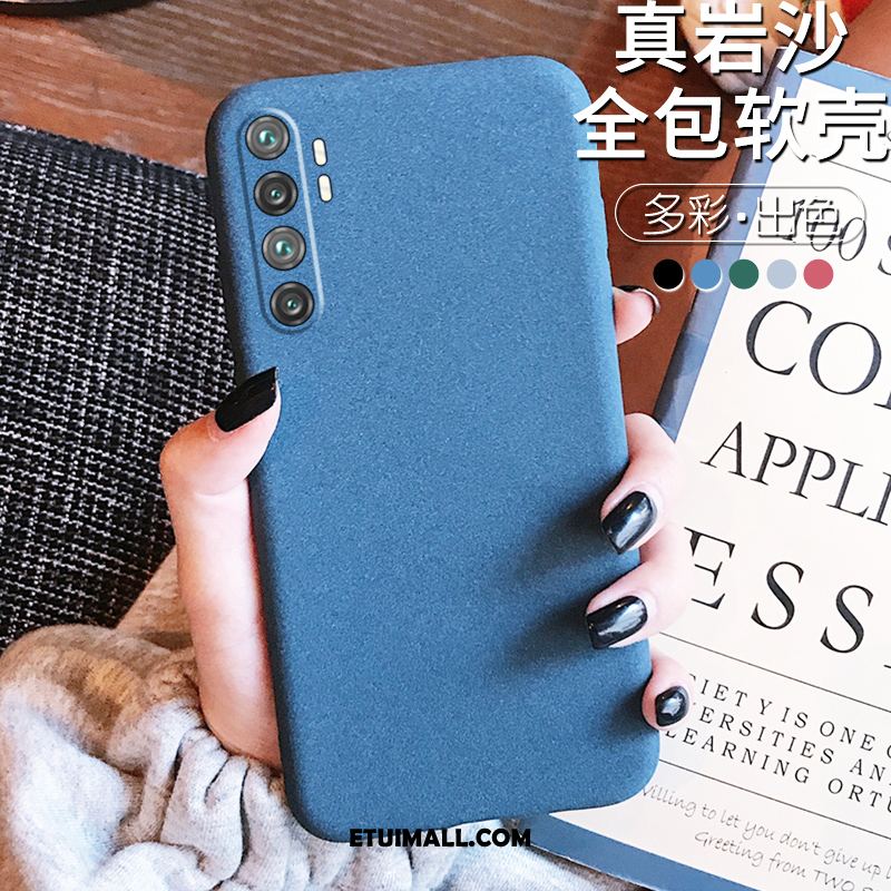 Etui Xiaomi Mi Note 10 Lite Niebieski Anti-fall All Inclusive Szary Miękki Obudowa Sklep