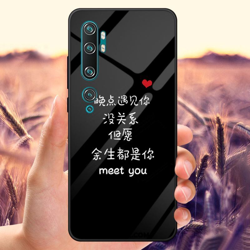 Etui Xiaomi Mi Note 10 Telefon Komórkowy Lustro Mały Czerwony Netto Dostosowane Pokrowce Sprzedam