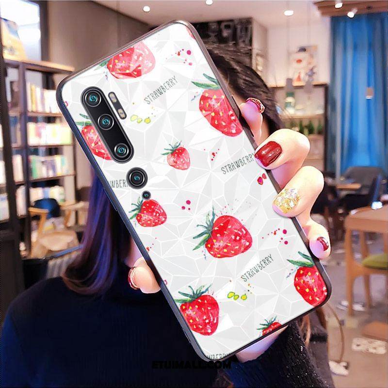Etui Xiaomi Mi Note 10 Telefon Komórkowy Świeży Wzór Kształt Diamentu Różowe Futerał Sprzedam