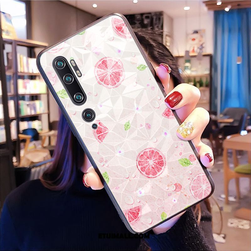 Etui Xiaomi Mi Note 10 Telefon Komórkowy Świeży Wzór Kształt Diamentu Różowe Futerał Sprzedam