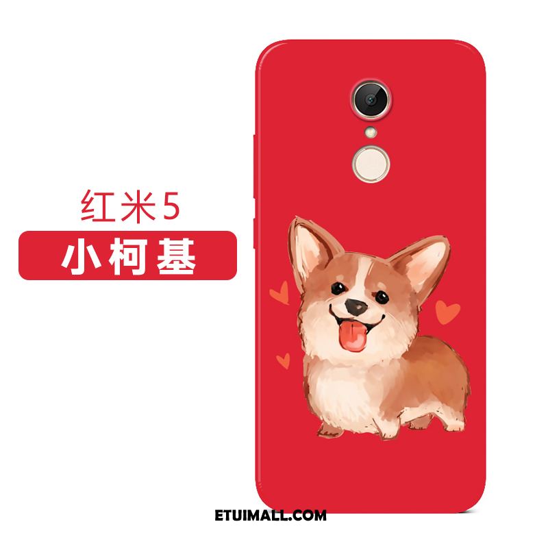 Etui Xiaomi Redmi 5 All Inclusive Wiszące Ozdoby Telefon Komórkowy Czerwony Ochraniacz Pokrowce Sklep