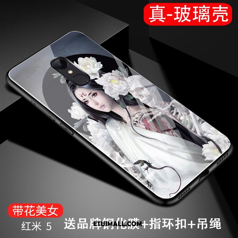 Etui Xiaomi Redmi 5 Ochraniacz Szkło Pu Telefon Komórkowy Czarny Futerał Sprzedam