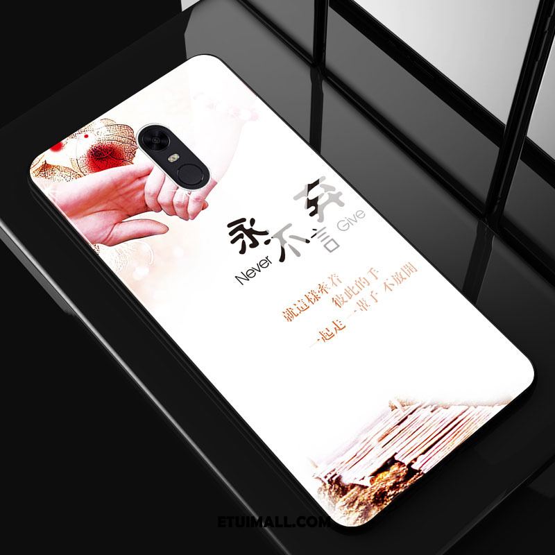 Etui Xiaomi Redmi 5 Plus Telefon Komórkowy Czerwony Szkło Hartowane All Inclusive Anti-fall Futerał Online