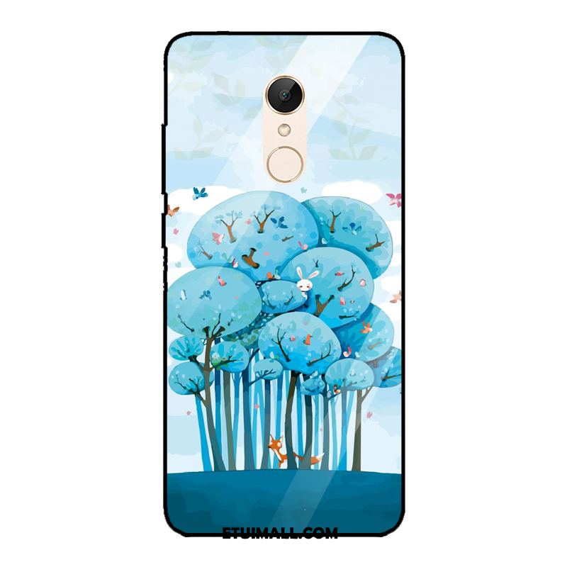 Etui Xiaomi Redmi 5 Plus Tendencja Świeży Niebieski Telefon Komórkowy Sztuka Pokrowce Online