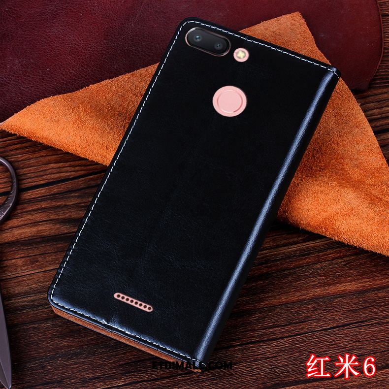 Etui Xiaomi Redmi 6 All Inclusive Niebieski Silikonowe Anti-fall Ochraniacz Futerał Tanie