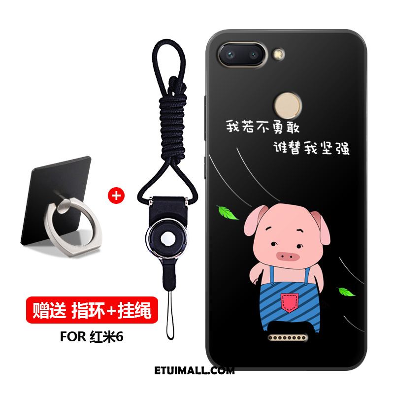 Etui Xiaomi Redmi 6 Anti-fall Silikonowe Tendencja Ochraniacz Nubuku Pokrowce Kupię