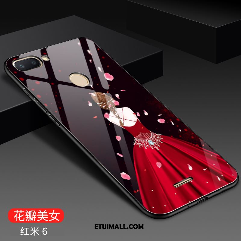 Etui Xiaomi Redmi 6 Tendencja Szkło Ochraniacz Nubuku Czerwony Obudowa Kupię