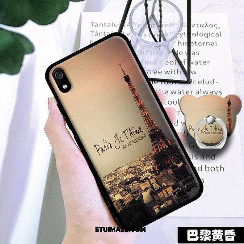 Etui Xiaomi Redmi 7a Anti-fall Ochraniacz All Inclusive Szkło Hartowane Czarny Futerał Tanie