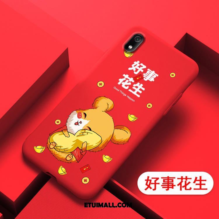 Etui Xiaomi Redmi 7a Czerwony Piękny Silikonowe Ochraniacz Mały Obudowa Tanie