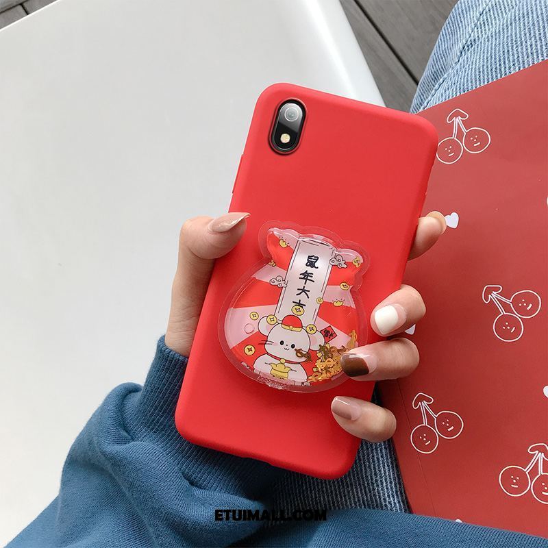 Etui Xiaomi Redmi 7a Nowy Osobowość Kreatywne Czerwony Skóra Futerał Na Sprzedaż