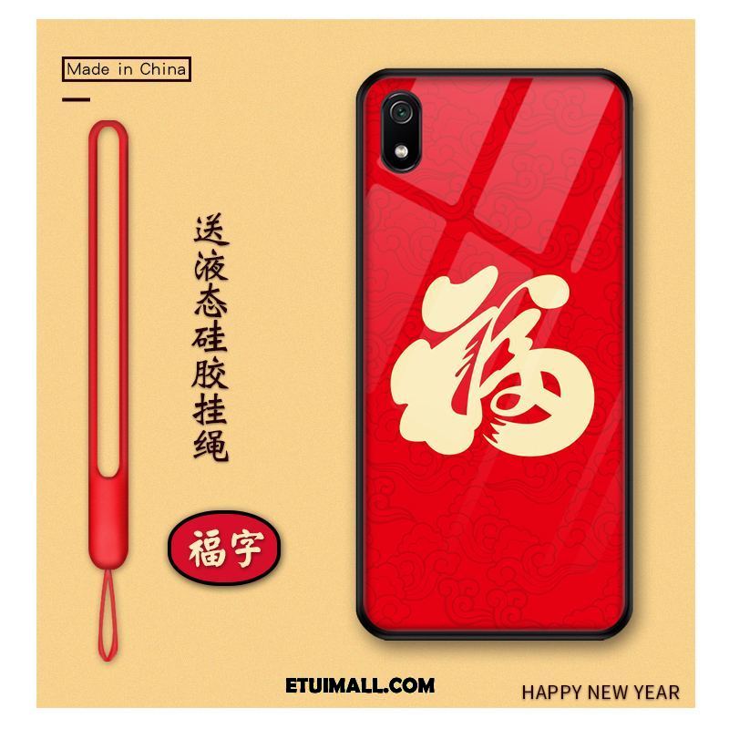 Etui Xiaomi Redmi 7a Telefon Komórkowy Czerwony Szkło Nowy Ochraniacz Pokrowce Dyskont