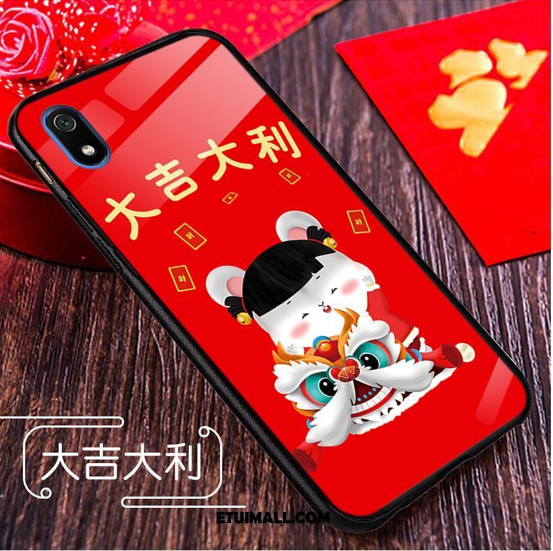 Etui Xiaomi Redmi 7a Telefon Komórkowy Kreskówka Czerwony Nowy Rat Futerał Online