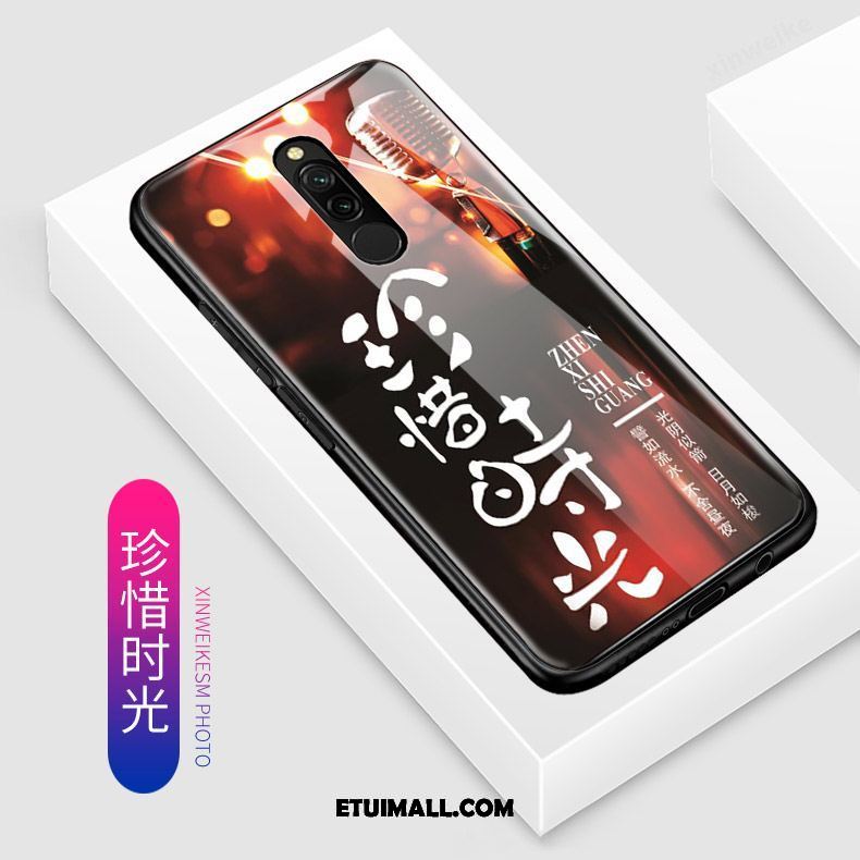 Etui Xiaomi Redmi 8 Ochraniacz Anti-fall Czerwony Silikonowe Piękny Futerał Tanie