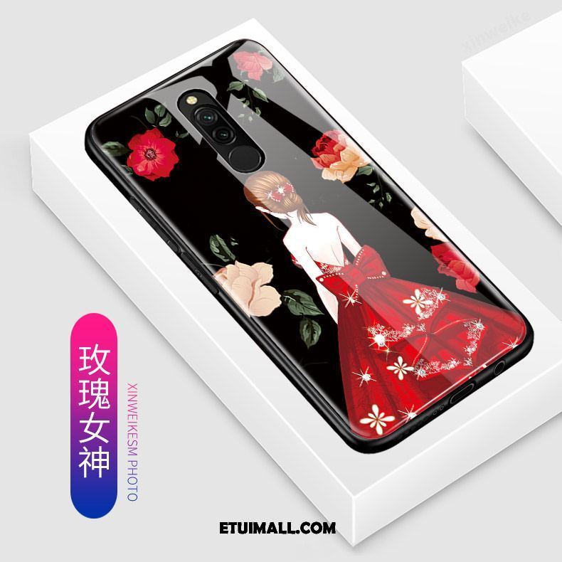 Etui Xiaomi Redmi 8 Ochraniacz Anti-fall Czerwony Silikonowe Piękny Futerał Tanie