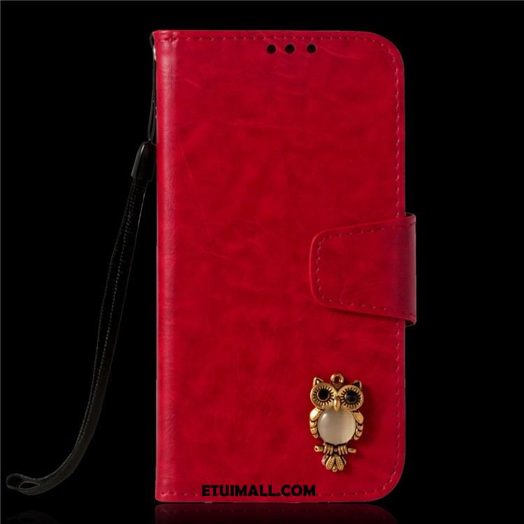 Etui Xiaomi Redmi Note 5 Trójwymiarowy Skórzany Futerał Anti-fall Wspornik Czerwony Futerał Sprzedam