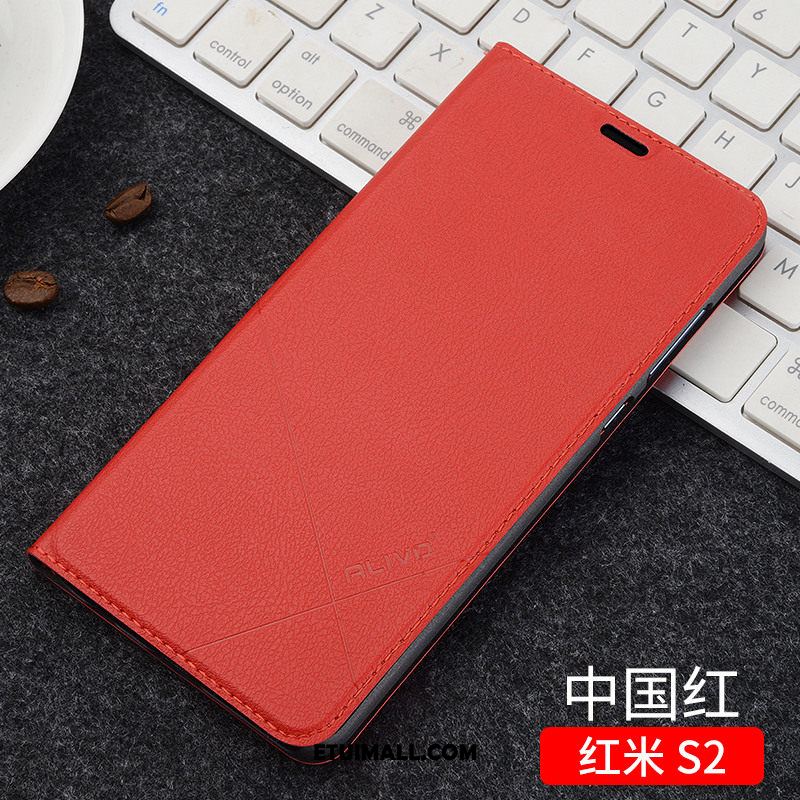 Etui Xiaomi Redmi S2 Anti-fall Czerwony All Inclusive Mały Czarny Futerał Sklep