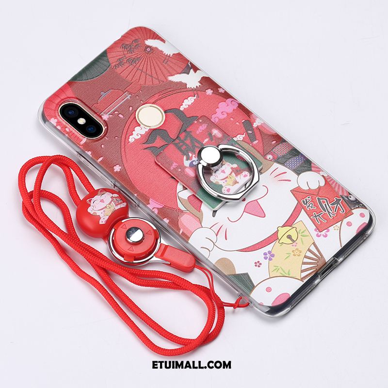 Etui Xiaomi Redmi S2 Anti-fall Telefon Komórkowy Tendencja Czerwony Wiszące Ozdoby Pokrowce Kupię