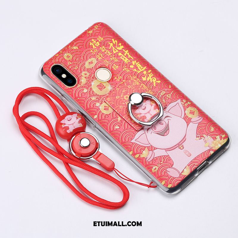 Etui Xiaomi Redmi S2 Anti-fall Telefon Komórkowy Tendencja Czerwony Wiszące Ozdoby Pokrowce Kupię